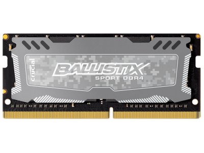  SO-DIMM DDR4 8Gb (pc-19200) 2400MHz Crucial Ballistix Sport LT Grey CL16 DR x8 BLS8G4S240FSD