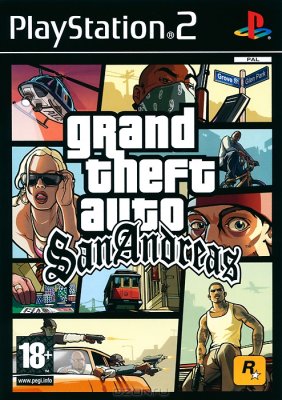   Sony PS2 GTA San Andreas Platinum