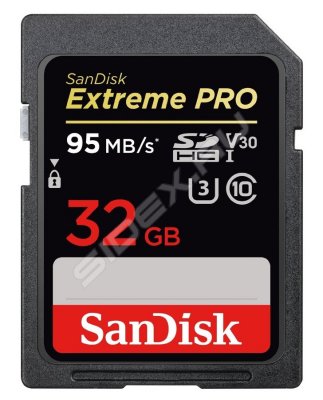   SanDisk Extreme Pro SDHC 32Gb UHS-I U3 V30 (95/90 MB/s) SDSDXXG-032G-GN4IN