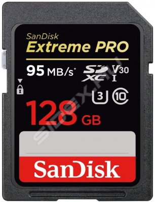   SanDisk Extreme Pro SDXC 128GB Class 10 UHS-I 95MB/s w/o adapter (SDSDXXG-128G-GN4IN)