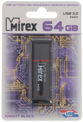  USB Flash Mirex Knight Black 64 