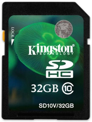   SecureDigital SecureDigital 32Gb Kingston Class10, UHS Class 1 (SD10G3 / 32GB)