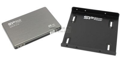   HDD 60Gb SSD Silicon Power V30 (SP060GBSSDV30S25, SATA-III, 2.5", MLC)