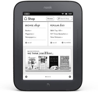   Barnes & Noble Nook 2013 Simple Touch GlowLight Black