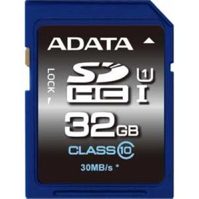   ADATA Premier (ASDH32GUICL10-R) SDHC Memory Card 32Gb UHS-I U1 Class10