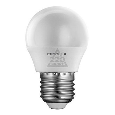   ERGOLUX 12143 LED-G45-7W-E27-3K  7  E27 3000K 172-265 