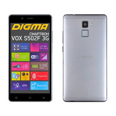   Digma VOX S502F 3G Grey Titan