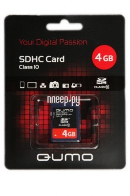   4Gb - Qumo High-Capacity Class 10 - Secure Digital QM4GSDHC10 (!)