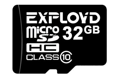   32Gb - Exployd - Micro Secure Digital HC Class 10 EX0032GCSDHC10-W/A-AD (!)