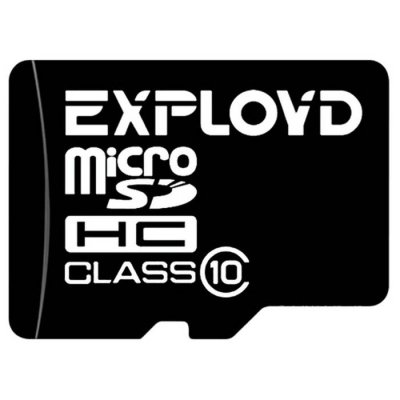   4Gb - Exployd - Micro Secure Digital HC Class 10 EX004GCSDHC10-W/A-AD (!)