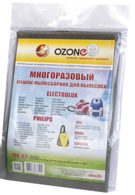 Ozone micron MX-02   Electrolux S-bag