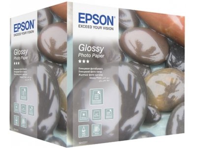  Epson Glossy Photo Paper 10x15 , 500  (C13S042201) 225 /.