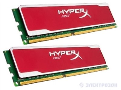 Kingston KHX16C9B1RK2/8   DDR3 8Gb (2*4Gb) HyperX Red Series PC3-12800 1600MHz CL9 1.65