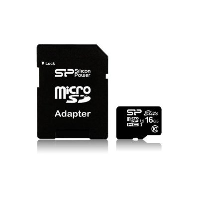   16Gb - Silicon Power - Micro Secure Digital HC Class 10 UHS-I Elite   