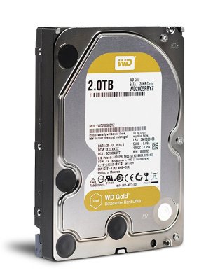   Western Digital WD Gold 3.5" 2Tb SATA III, 128 Mb, 7200 rpm (WD2005FBYZ)