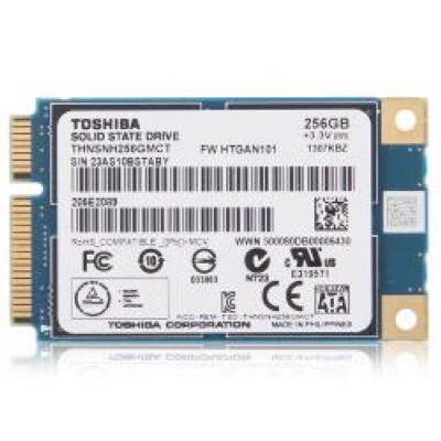   HDD 256Gb SSD Toshiba (THNSNH256GMCT, SATA-III, mSATA, MLC) OEM