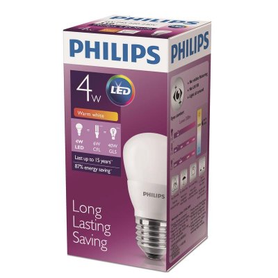   LED Philips 4   E27 (  )