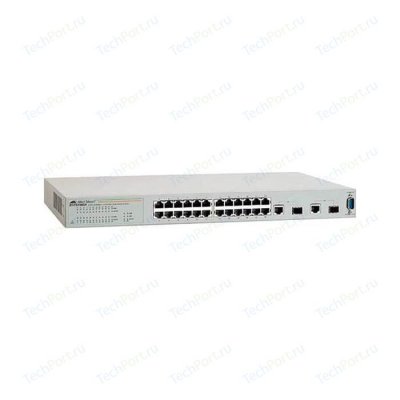  Allied Telesis AT-FS750/24 24x10/100 Websmart switch + 2 SFP/1000T Combo Ports