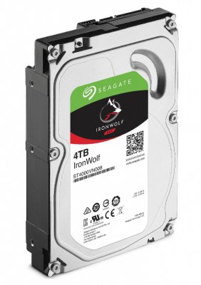   4Tb Seagate ST4000VN008 Ironwolf SATA-III NAS (5900rpm, 64Mb, for NAS)