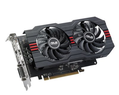  2Gb (PCI-E) ASUS DUAL-RX460-O2G (RX460, GDDR5, 128 bit, 2*DVI, HDMI, DP, Retail (DUAL-RX4