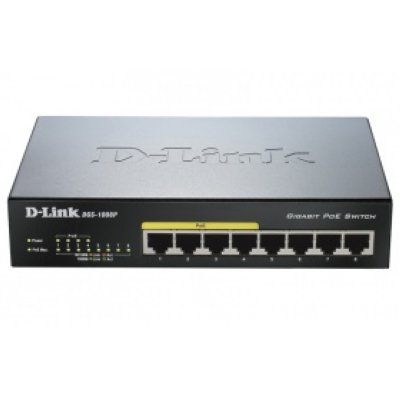 D-Link (DGS-1100-08P)   (8UTP 10/100/1000Mbps PoE)