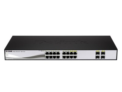  D-Link DGS-1210-16 Switch 12port (12x10/100/1000Base-T, 4xCombo 1000Base-T/MiniGBIC)