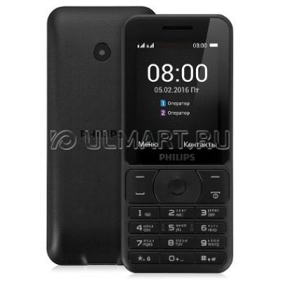   Philips E181 Xenium (Black) 2SIM/2.4"/320x240/   /MP3//310