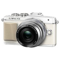   Olympus E-PL7 Pancake Zoom Kit White