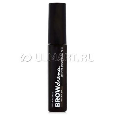    Maybelline New York Brow Drama, 7,6 , dark brown -