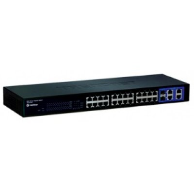  TRENDnet TEG-424WS Gigabit Web Smart Switch (24UTP 10/100Mbps + 2UTP 1000Mbps+ 2Combo 100