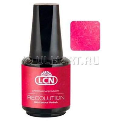 -   LCN Recolution UV Colour Polish Sparkling Neon Pink, 10 