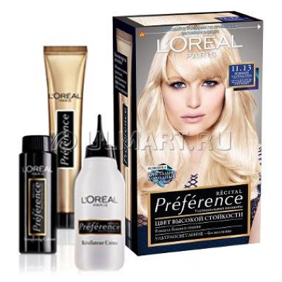 L"Oreal Paris    "Preference",   - ,11.13,  