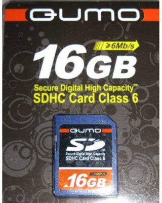   TransFlash 16Gb MicroSDHC Class 6 Qumo, QM16GMICSDHC, , Retail