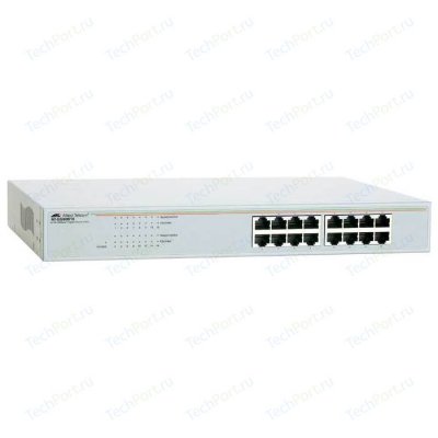  Allied Telesis AT-GS900/16SO 16x10/100/1000TX unmanged switch, 19" rackmount hardware inc