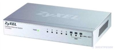  ZyXEL (ES-108A v2) 8-Port Desktop Fast Ethernet Switch (8port - 10/100 Mbps)