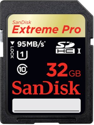 (SDSDXPA-032G-X46)   SanDisk,  SDHC Extreme Pro, 32 , 95 /