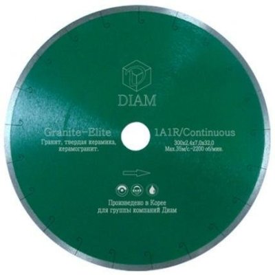   DIAM  180x25.4  1A1R GRANITE-ELITE 1.6x7.5 