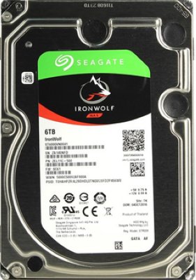   HDD 6000Gb SATA-III Seagate IronWolf NAS [ST6000VN0041, 7200rpm, 128Mb]