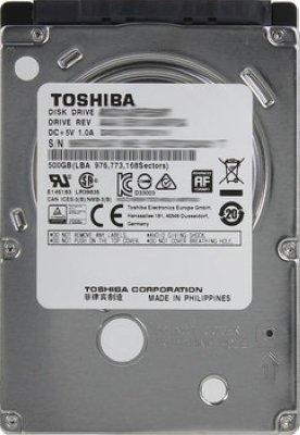   2.5" 500Gb 2.5" Toshiba (MQ01ABF050M) 8Mb 5400rpm SATA3