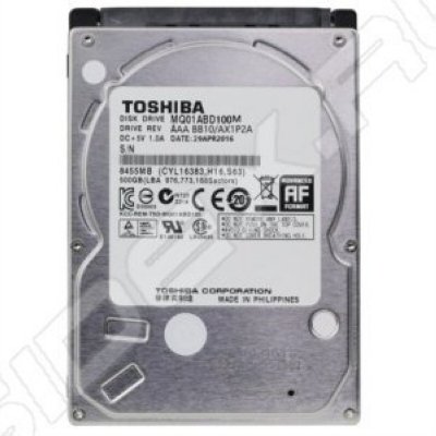   1000Gb 2.5" Toshiba (MQ01ABD100M) 8Mb 5400rpm SATA3