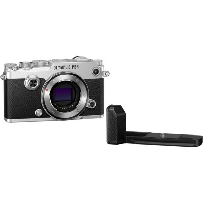   Olympus PEN-F Body silver +  ECG-4  PEN-F