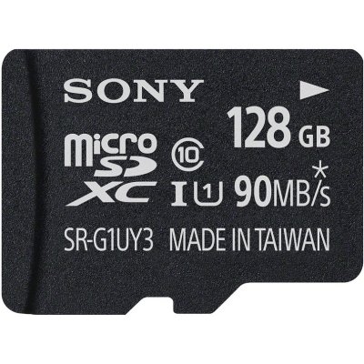   Sony SR-G1UY3A microSDXC 128Gb Class 10 UHS-I U1 + ADP (90/10 Mb/s)