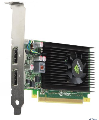 PNY NVIDIA Quadro NVS 310  PCI-E 512MB PCIEx16 2xDP 523/875 64-bit DDR3 Low Profile PCB Fa