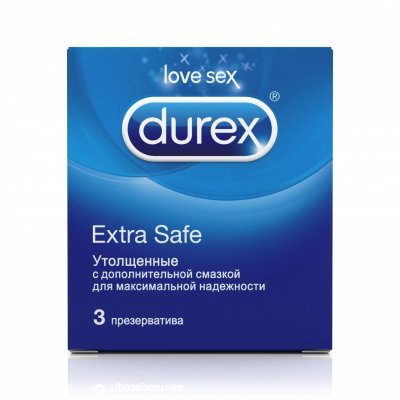   Durex Extra Safe 3 .