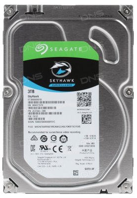   3.5" SATA3 3.0  5900rpm 64mb Seagate SkyHawk ( ST3000VX010 ) OEM