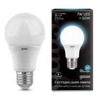  LED  Gauss A60 E27 7W 220V  