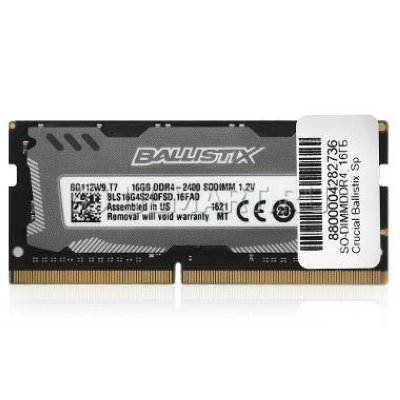   DIMM DDR4 (2400) 16Gb Crucial Ballistix Sport LT Red BLS16G4D240FSE, CL16, 1.2V, RTL