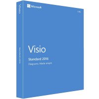 Visio Std 2016,   1  / ,  , Win All Lng PK Lic Online DwnLd C2R