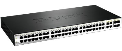   D-Link DES-1210-52/ME,  48  10/100Base-TX  4 - 1000Base-T/SF