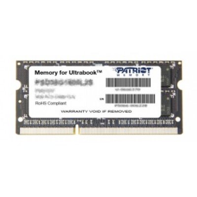   SO-DIMM DDR-III 8Gb 1333Mhz PC-10600 Patriot Low Voltage (PSD38G1333L2S)